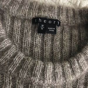 Theory Bulky Crewneck Knit Sweater